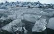 Ledo luitai (Prie eero, ledo eero. Jokulsarlon, Islandija)