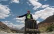 Autostopininkas ir Tadikistano kaln keliuke autostopininkas