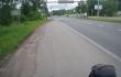Stabdome standartinje autostopo vietoje u Helsinkio