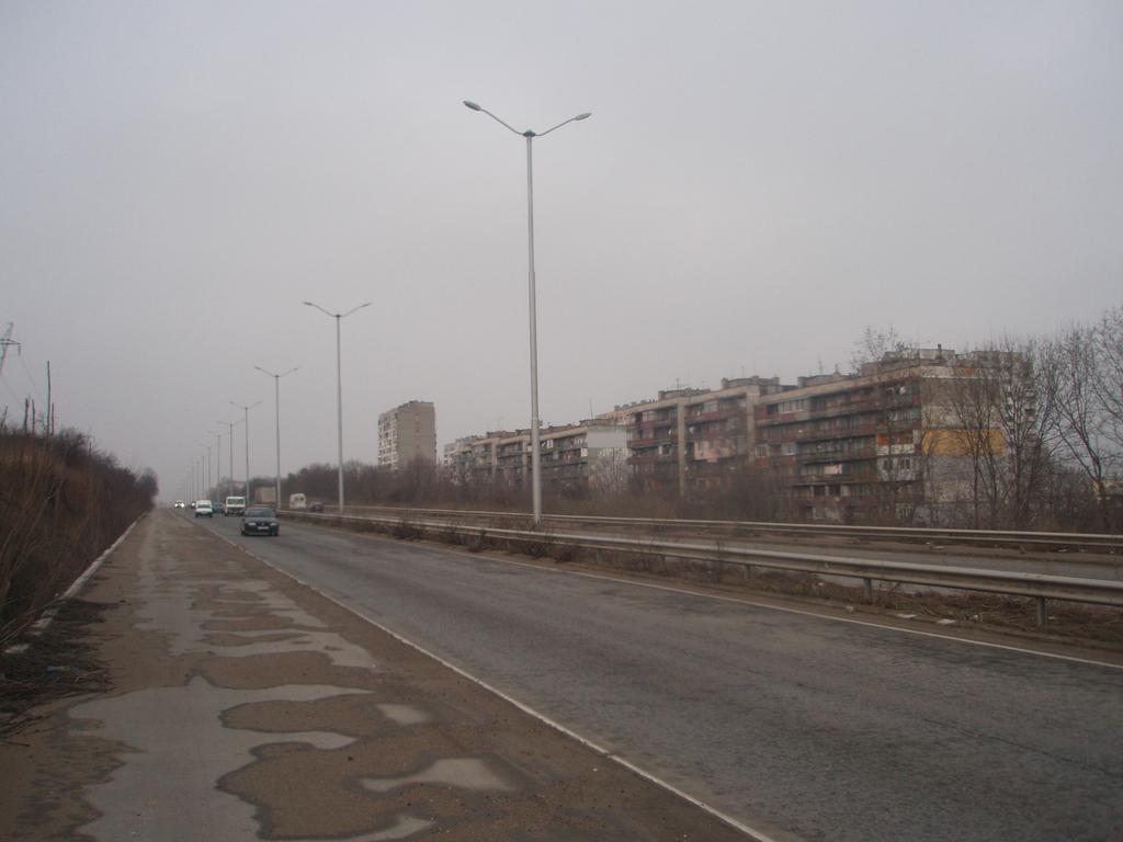 Nirs Bulgarijos miesto vaiduoklio Ruse vaizdai